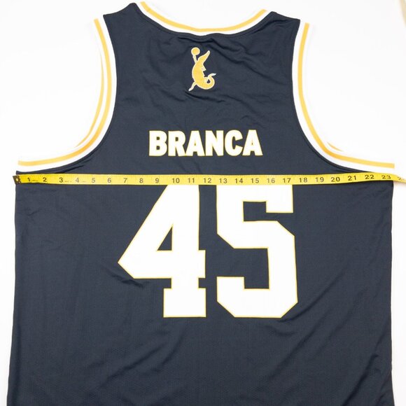 Pop-A-Shot x Fernet Branca Basketball Jersey Men's Black Gold 1845 Collectible - Picture 12 of 14